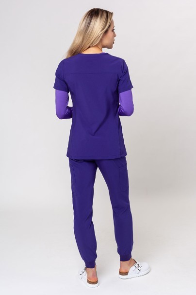 Lékařská dámská souprava Maevn Momentum (halena Asymetric, kalhoty jogger) fialová-4