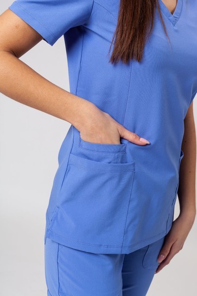 Lékařská dámská souprava Maevn Momentum (halena Double V–neck, kalhoty 6-pocket) klasicky modrá-7
