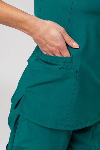 Lékařská dámská souprava Maevn Momentum (halena Double V–neck, kalhoty 6-pocket) zelená-6
