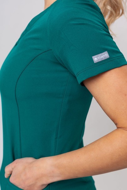 Lékařská dámská souprava Maevn Momentum (halena Double V–neck, kalhoty 6-pocket) zelená-7