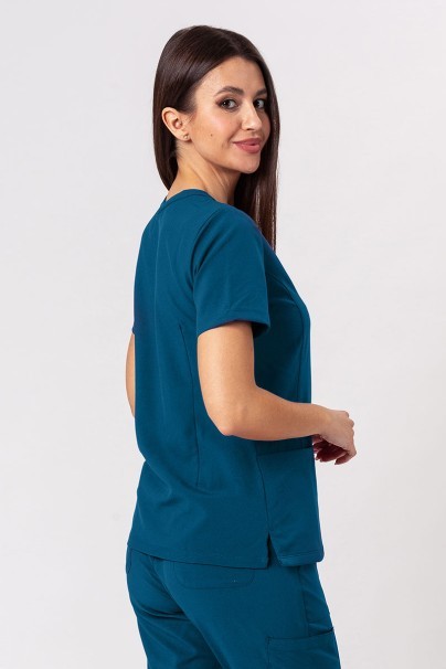 Lékařská dámská souprava Maevn Momentum (halena Double V–neck, kalhoty 6-pocket) karaibsky modrá-3