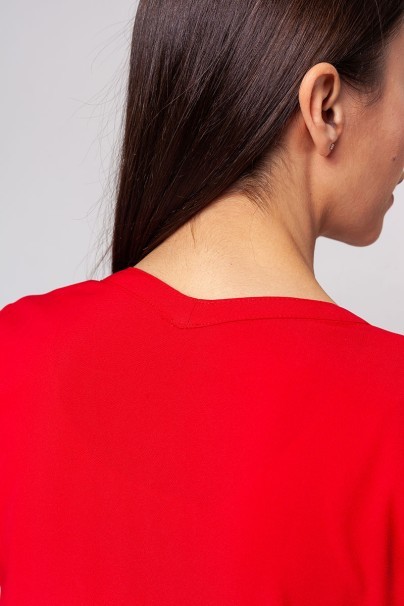 Lékařská dámská souprava Maevn Momentum (halena Double V–neck, kalhoty 6-pocket) červená-5