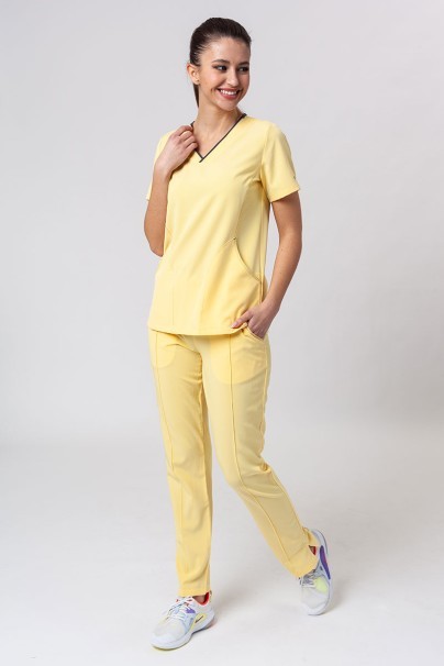 Dámské kalhoty Maevn Matrix Impulse Stylish žluté-5