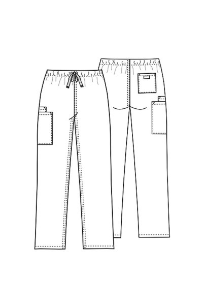 Pánské lékařské kalhoty Cherokee Originals Cargo Men bílé-8