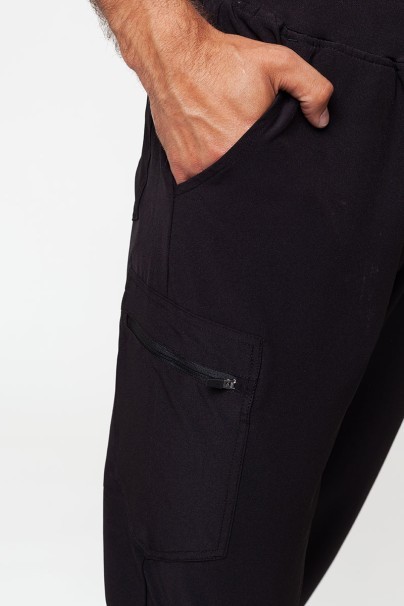 Pánské lékařské kalhoty Uniformy World 309TS™ Louis černé-4