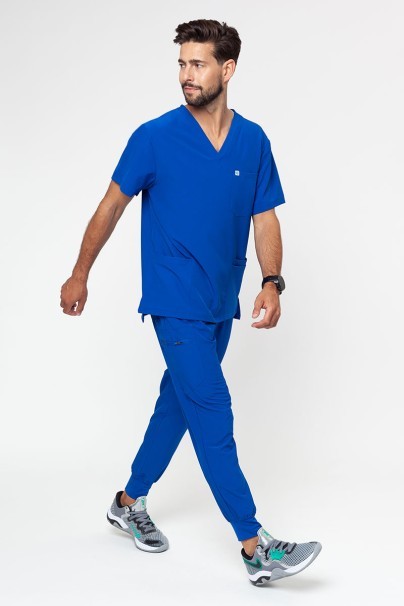 Pánská lékařská halena Uniforms World 309TS™ Louis královsky modrá-7