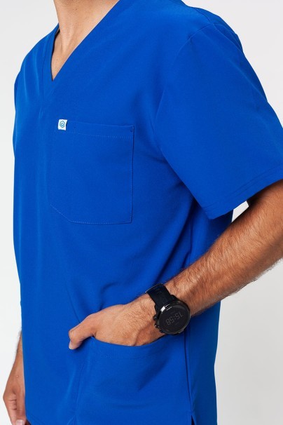 Pánská lékařská halena Uniforms World 309TS™ Louis královsky modrá-3