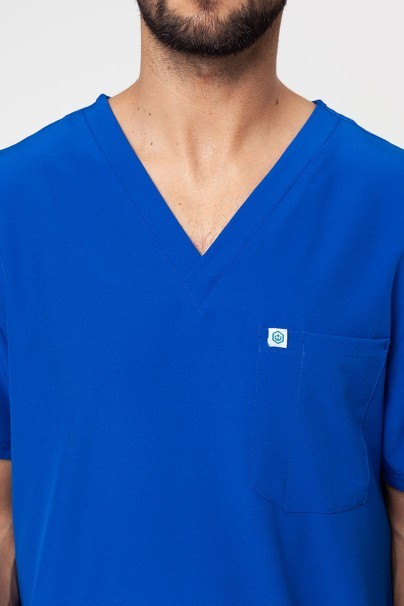 Pánská lékařská halena Uniforms World 309TS™ Louis královsky modrá-2