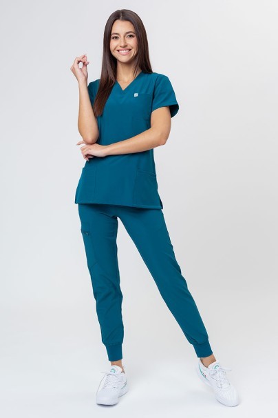 Dámské lékařské kalhoty Uniforms World 309TS™ Valiant karaibsky modré-7