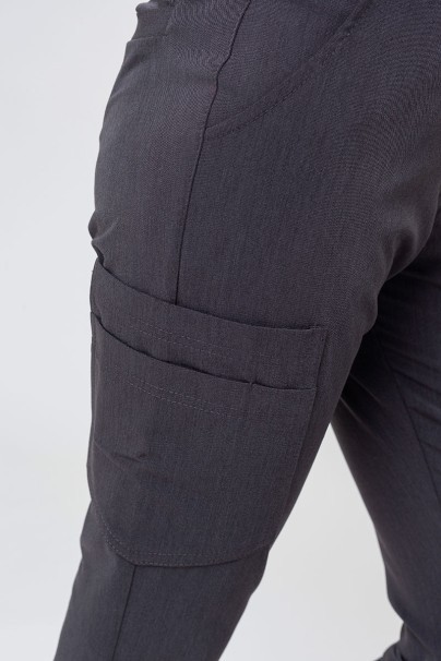 Dámské lékařské kalhoty Sunrise Uniforms Premium Chill jogger grafitové-4