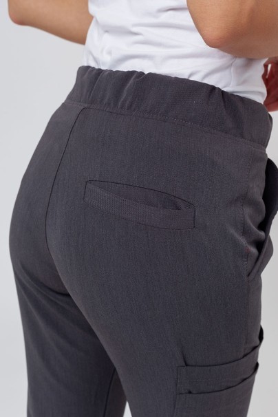 Dámské lékařské kalhoty Sunrise Uniforms Premium Chill jogger grafitové-5