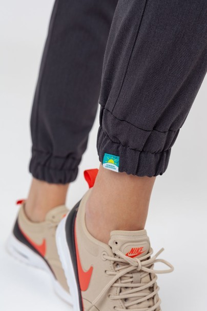 Dámské lékařské kalhoty Sunrise Uniforms Premium Chill jogger grafitové-6