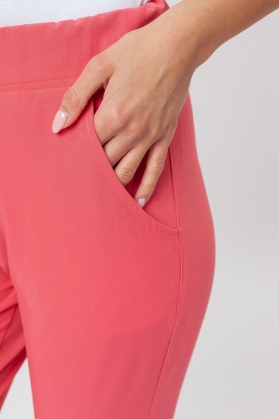 Dámské lékařské kalhoty Sunrise Uniforms Premium Chill jogger koralové-3
