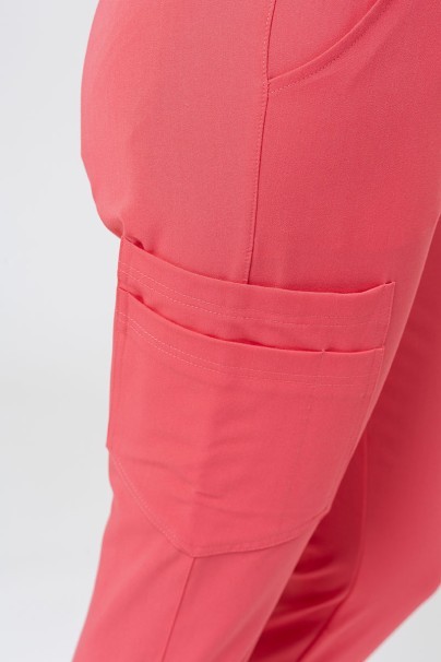 Dámské lékařské kalhoty Sunrise Uniforms Premium Chill jogger koralové-4