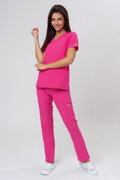 Lékařské dámské kalhoty Maevn Momentum 6-pocket růžové-6