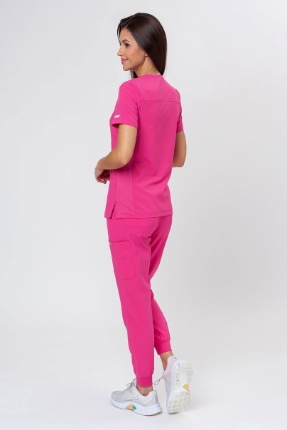 Lékařská dámská souprava Maevn Momentum (halena Asymetric, kalhoty jogger) růžová-2