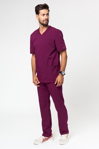 Pánská lékařská halena Dickies Balance Men V-neck třešňová-6