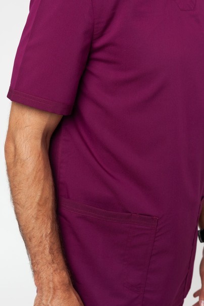 Pánská lékařská halena Dickies Balance Men V-neck třešňová-4