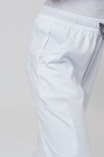 Lékařské dámské kalhoty Maevn Momentum 6-pocket bílé-4
