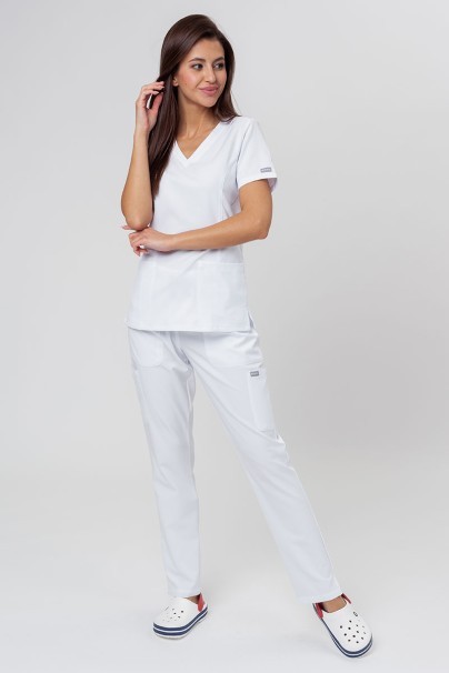 Lékařské dámské kalhoty Maevn Momentum 6-pocket bílé-6