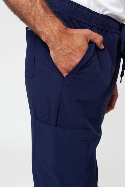 Pánské kalhoty Adar Slim Leg Cargo námořnická modř-4