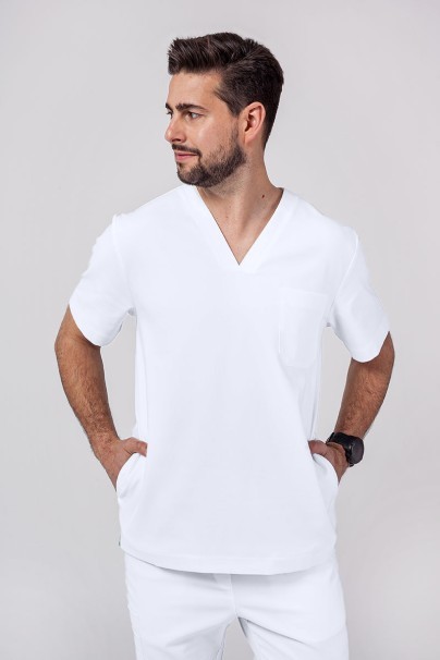 Lékařská souprava Sunrise Uniforms Premium Men (halena Dose, kalhoty Select) bílá-3