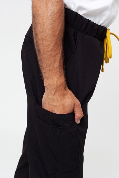 Lékařská souprava Sunrise Uniforms Premium Men (halena Dose, kalhoty Select) černá-11