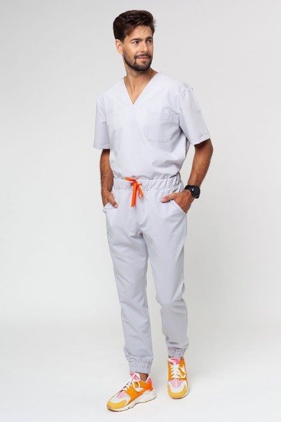 Lékařská halena Sunrise Uniforms Premium Dose světle šedá-4