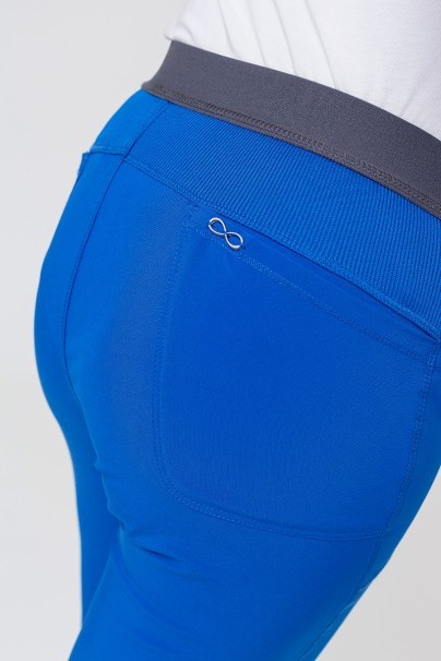 Dámské lékařské kalhoty Cherokee Infinity Slim Pull-on královsky modré-3