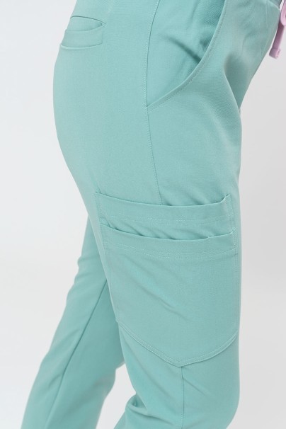 Dámské lékařské kalhoty Sunrise Uniforms Premium Chill jogger aqua-4