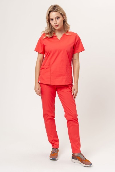 Dámské lékařské kalhoty Sunrise Basic Regular FRESH koralové-3