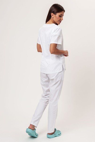 Dámské lékařské kalhoty Sunrise Basic Regular FRESH bílé-5