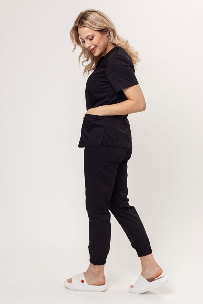 Dámské lékařské kalhoty Sunrise Easy FRESH jogger černé-6