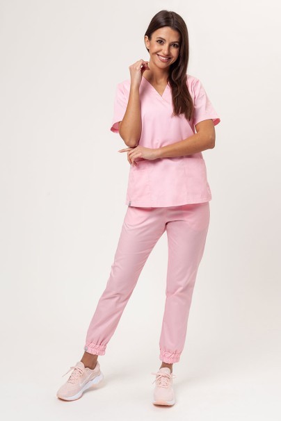 Dámské lékařské kalhoty Sunrise Easy FRESH jogger světle růžová-5