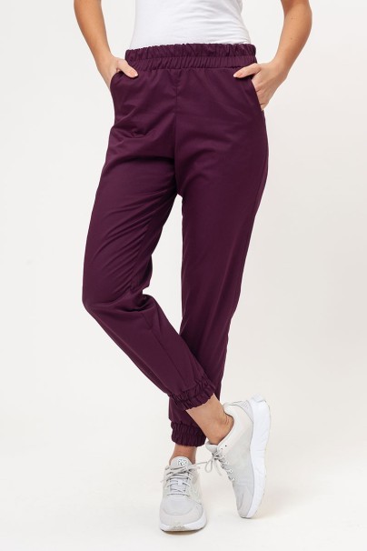 Dámská lékařská souprava Sunrise Basic Jogger FRESH burgundová-7