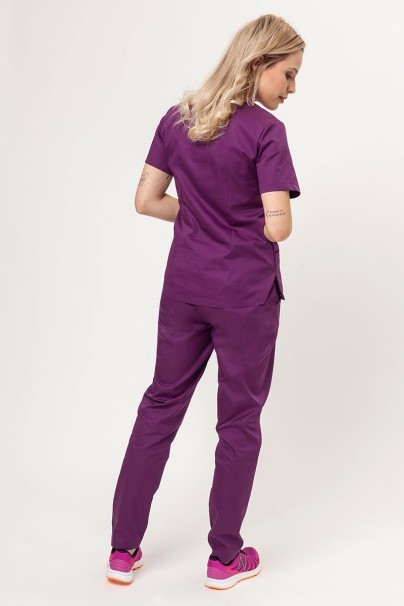 Dámské lékařské kalhoty Sunrise Basic Regular FRESH švestkové-5