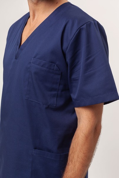 Pánská lékařská halena Sunrise Uniforms Basic Standard FRESH námořnická modř-3