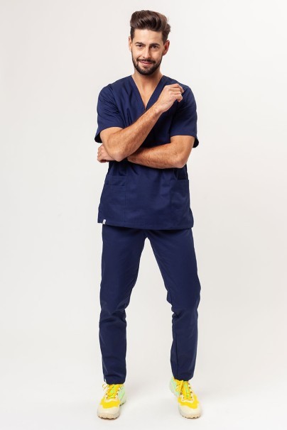 Pánská lékařská halena Sunrise Uniforms Basic Standard FRESH námořnická modř-7