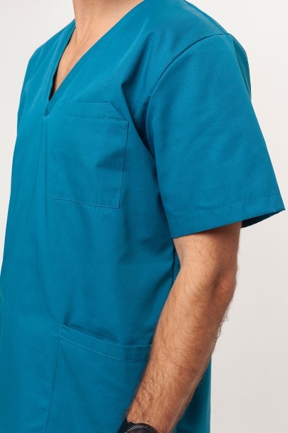 Pánská lékařská halena Sunrise Uniforms Basic Standard FRESH karaibsky modrá-2
