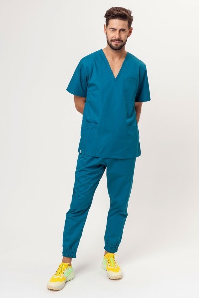 Pánská lékařská halena Sunrise Uniforms Basic Standard FRESH karaibsky modrá-8