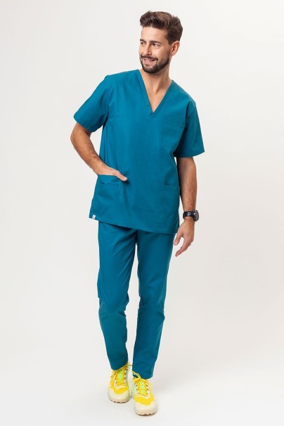 Pánské lékařské kalhoty Sunrise Basic Regular FRESH karaibsky modré-4