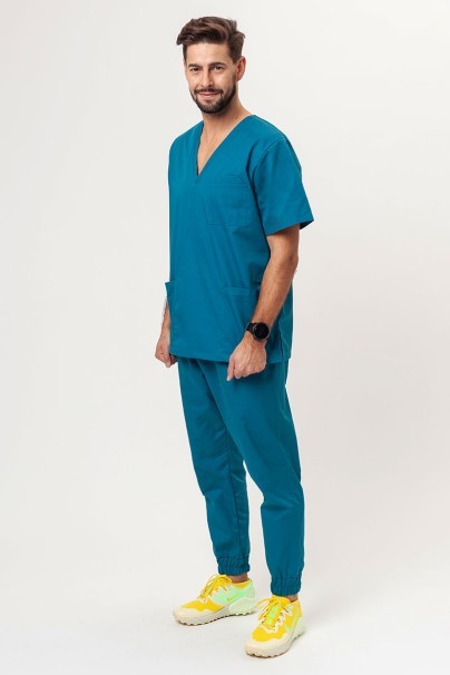 Pánské lékařské kalhoty Sunrise Easy FRESH jogger karaibsky modré-6