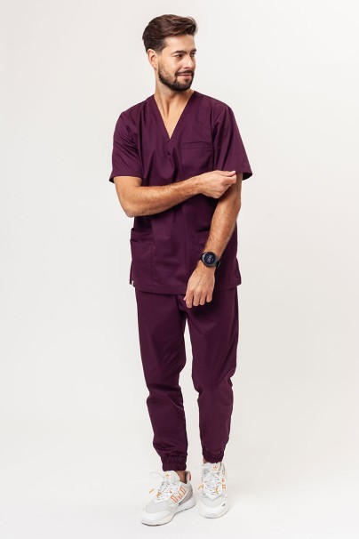 Pánská lékařská halena Sunrise Uniforms Basic Standard FRESH burgundová-7
