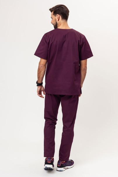 Pánská lékařská halena Sunrise Uniforms Basic Standard FRESH burgundová-6