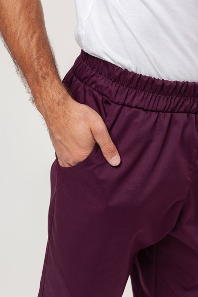 Pánská lékařská souprava Sunrise Basic Jogger FRESH burgundová-10