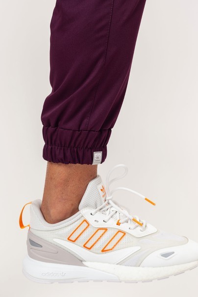 Pánská lékařská souprava Sunrise Basic Jogger FRESH burgundová-11