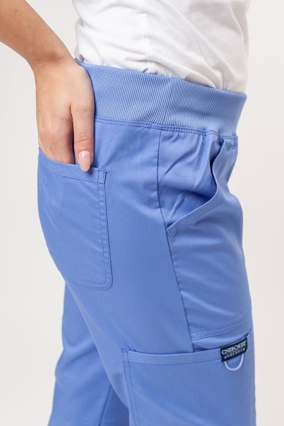 Dámské lékařské kalhoty Cherokee Revolution Straight Leg klasicky modré-4