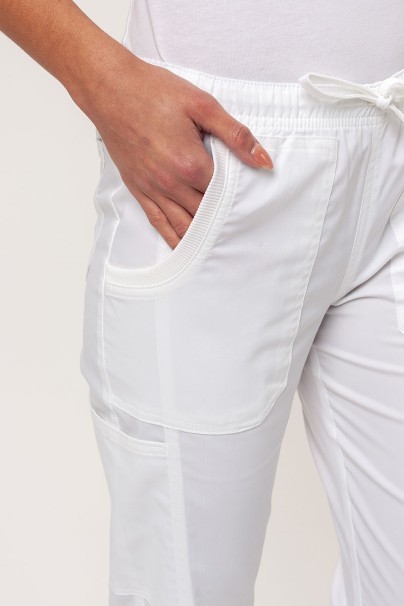Dámské lékařské kalhoty Cherokee Revolution Tech Mid Rise bílé-2