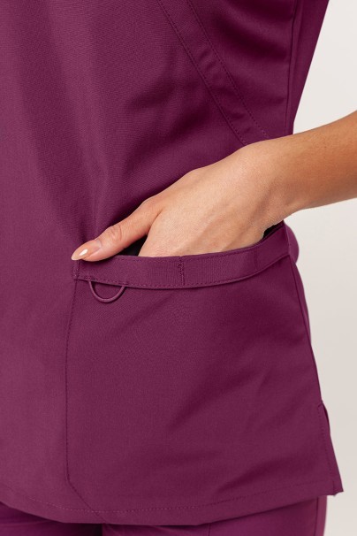 Dámská lékařská souprava Dickies EDS Essential (halena Mock, kalhoty Mid Rise) třešňová-8