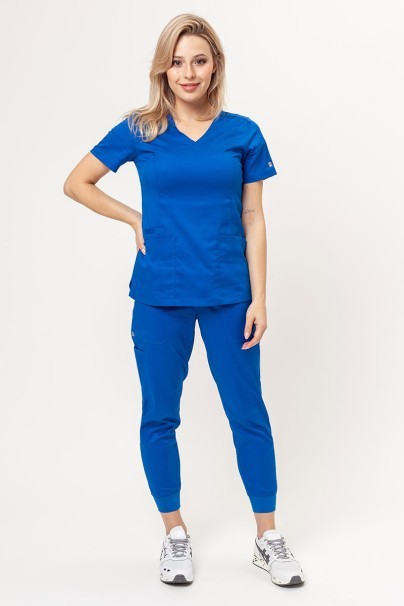 Dámské lékařské kalhoty Maevn Matrix Yogga jogger královsky modré-6